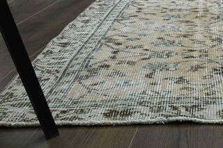 Yellow Floral Accent Rug - Thumbnail