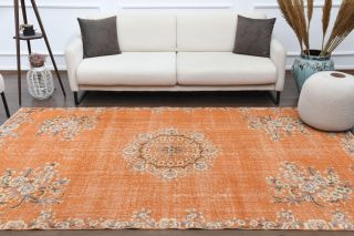 Medallion - Turkish Vintage Area Rug - Thumbnail