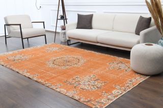 Medallion - Turkish Vintage Area Rug - Thumbnail