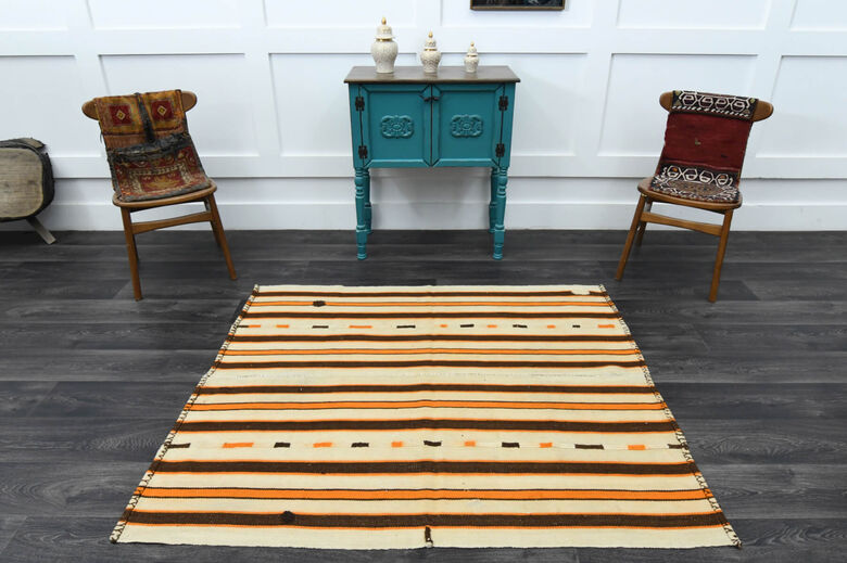 Striped Vintage Kilim