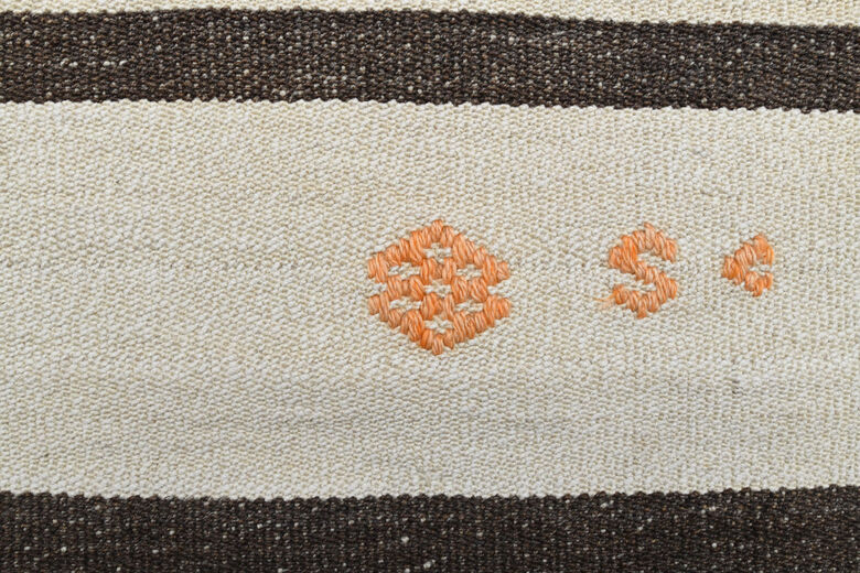 Striped Beige Runner Rug