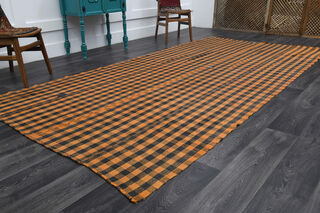 Checkered Design Kilim - Thumbnail