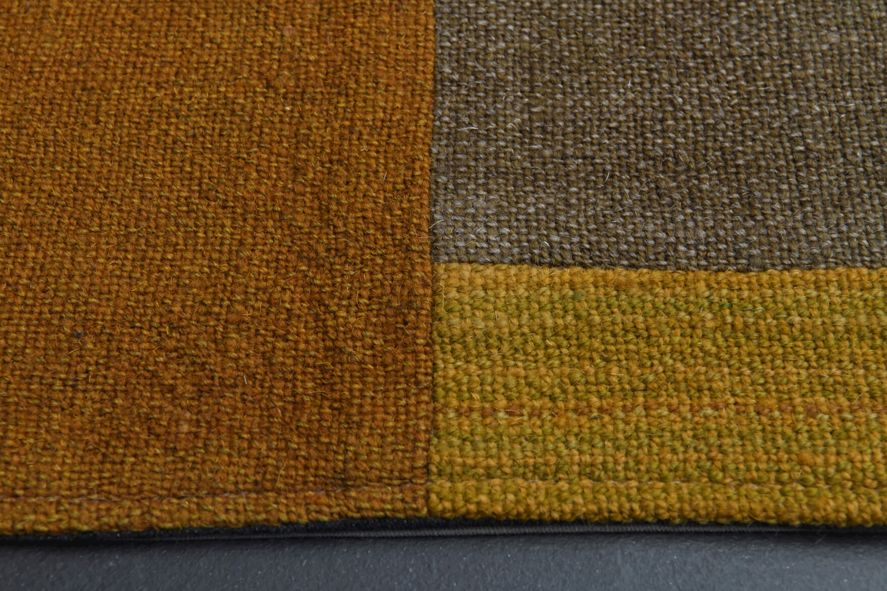 Yellow Carpet Overdyed Rug Muted Rug Rug for Livingroom 