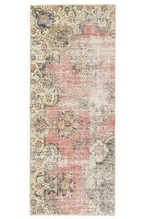 Pink Vintage Runner Rug - Thumbnail