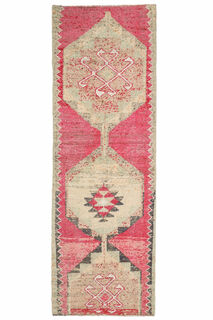 1970s - Hot Pink Runner Rug - Thumbnail