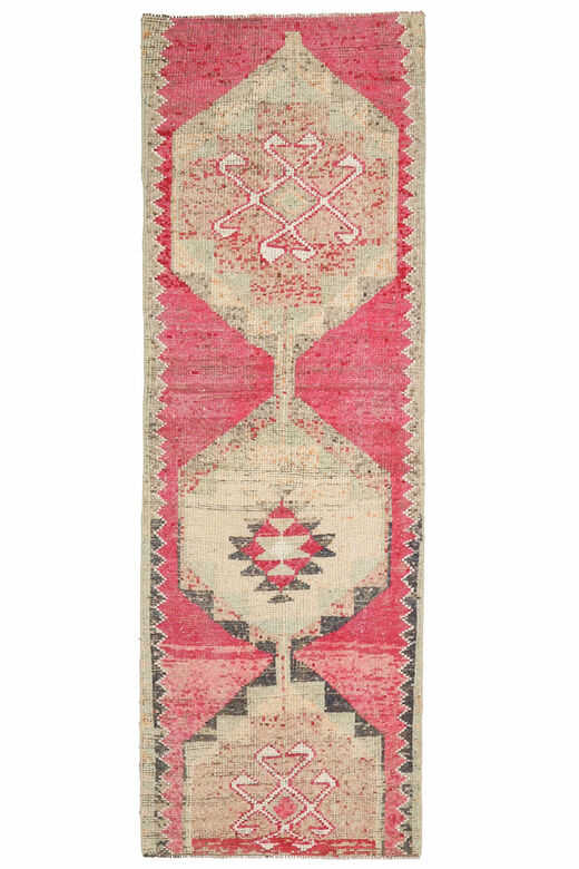 1970s - Hot Pink Runner Rug