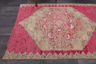 1970s - Hot Pink Runner Rug - Thumbnail