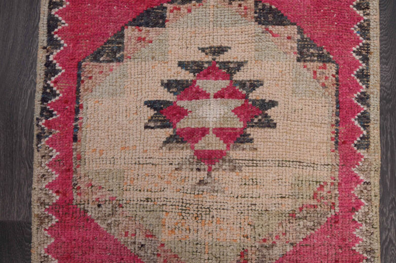 1970s - Hot Pink Runner Rug