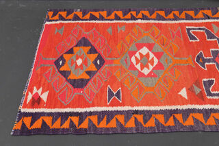 Vintage Kilim Runner Rug - Thumbnail