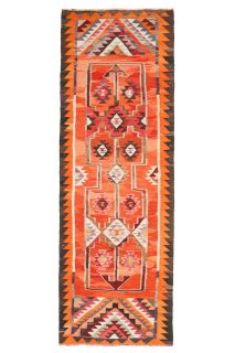 Vintage Oushak Runner Rug - Thumbnail