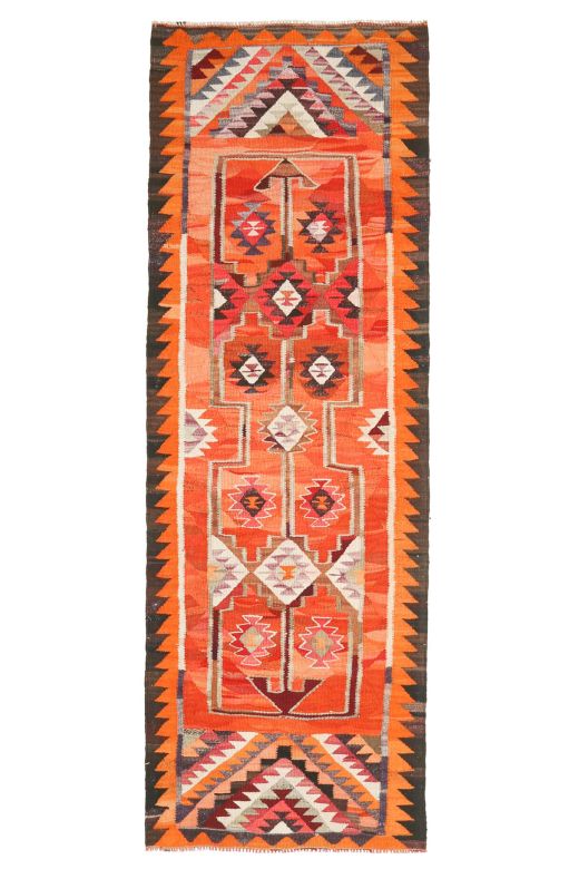 Vintage Oushak Runner Rug