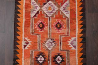 Vintage Oushak Runner Rug - Thumbnail