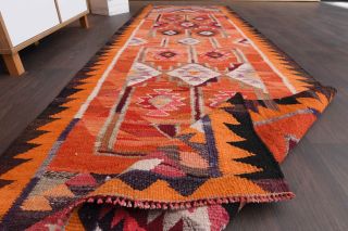 Vintage Oushak Runner Rug - Thumbnail