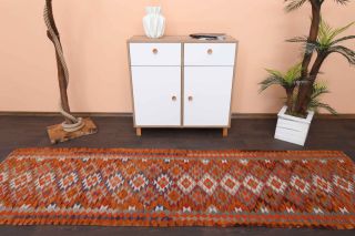 Geometric Patterns - Oushak Runner Rug - Thumbnail