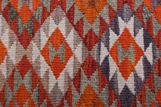 Geometric Patterns - Oushak Runner Rug - Thumbnail