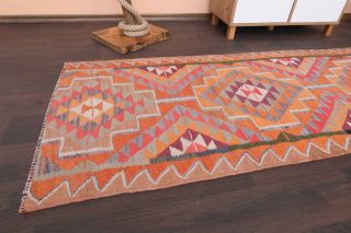 Flatweave Wool Runner Rug - Thumbnail