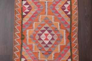 Flatweave Wool Runner Rug - Thumbnail