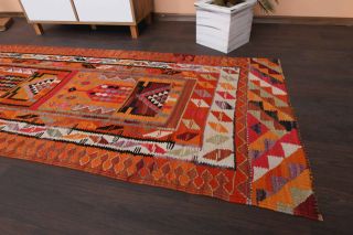 Vintage Kilim Runner Rug - Thumbnail