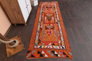 Vintage Kilim Runner Rug - Thumbnail