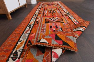 Vintage Kilim Runner Rug - Thumbnail