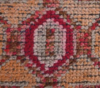 Hand-Knotted Vintage Runner Rug - Thumbnail