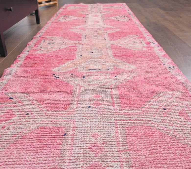 Pink Vintage Runner Rug