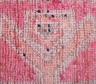 Pink Vintage Runner Rug - Thumbnail