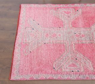 Pink Vintage Runner Rug - Thumbnail