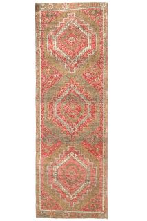 Bohemian Oushak Runner Rug - Thumbnail