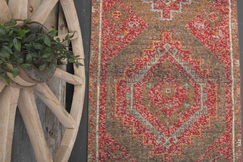 Bohemian Oushak Runner Rug