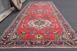 Oriental Vintage Oushak Runner Rug - Thumbnail