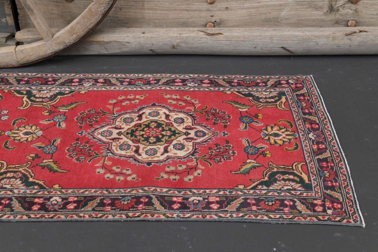 Oriental Vintage Oushak Runner Rug