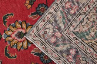 Oriental Vintage Oushak Runner Rug - Thumbnail