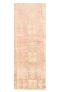 Pink Vintage Runner Rug - Thumbnail