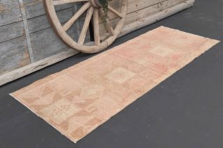 Pink Vintage Runner Rug - Thumbnail