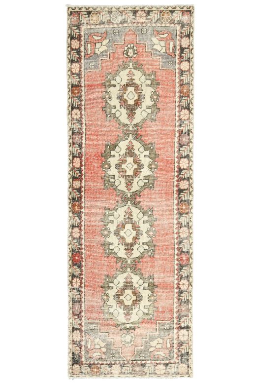 3x9 Turkish Vintage Runner Rug