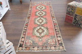 3x9 Turkish Vintage Runner Rug - Thumbnail