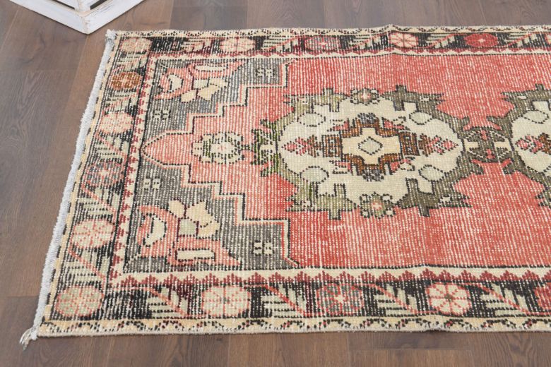 3x9 Turkish Vintage Runner Rug