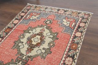 3x9 Turkish Vintage Runner Rug - Thumbnail