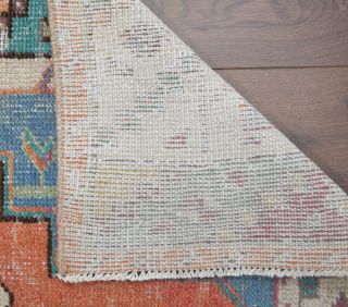 Oriental Vintage Runner Rug - Thumbnail