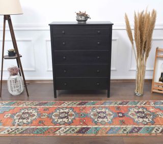 Oriental Vintage Runner Rug - Thumbnail