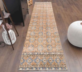 Turkish Oushak Runner Rug - Thumbnail