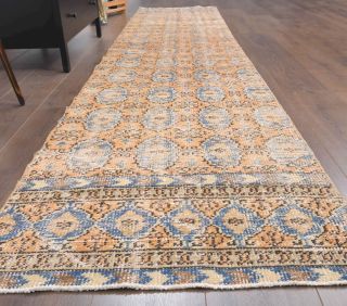 Turkish Oushak Runner Rug - Thumbnail