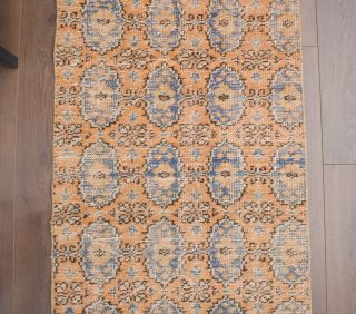 Turkish Oushak Runner Rug - Thumbnail