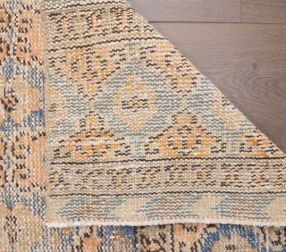 Turkish Oushak Runner Rug - Thumbnail