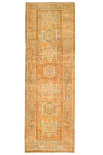 Vintage Turkish Runner Rug - Thumbnail