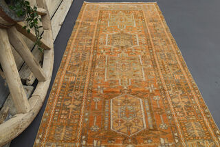 Vintage Turkish Runner Rug - Thumbnail