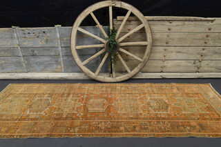 Vintage Turkish Runner Rug - Thumbnail