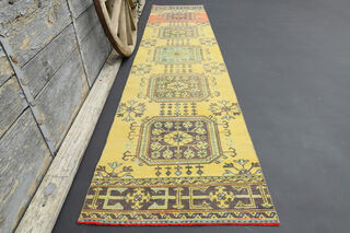 Vintage Floral Runner Rug - Thumbnail