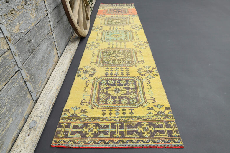 Vintage Floral Runner Rug